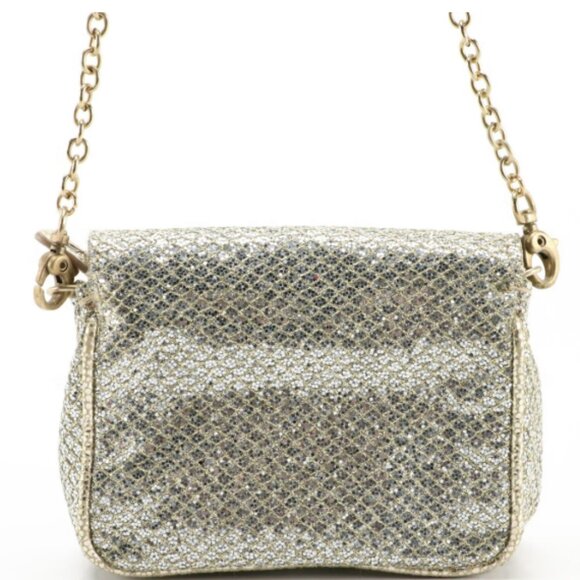 Jimmy Choo Mini Caro shoulder bag in a glitter finish - Picture 5 of 7